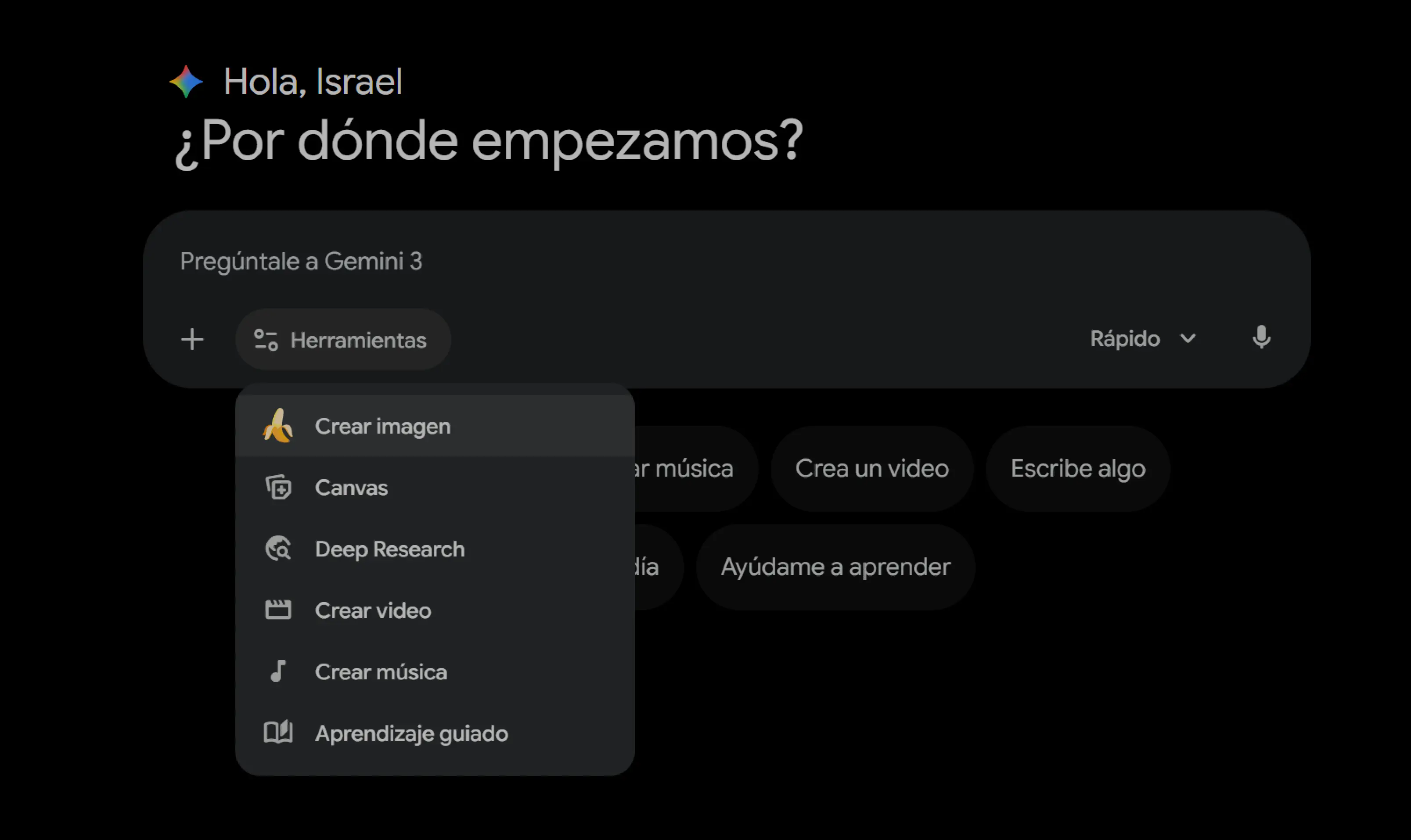 Crear imagen en
Gemini