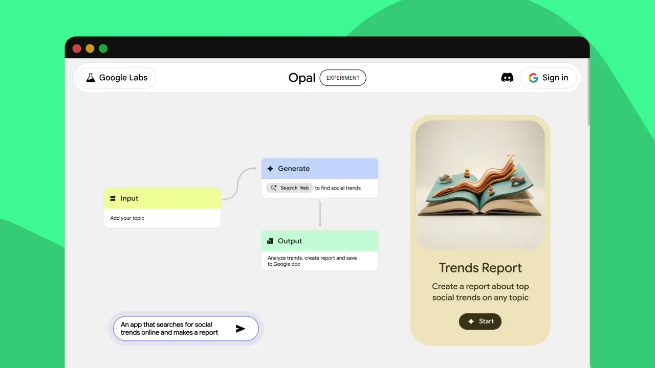 Opal: Google's new AI tool